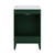 Swiss Madison Cascade 24" Freestanding Bathroom Vanity - Green Oak with White 3-Hole Centerset Sink Top - SM-BV470GA-3C