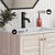 Swiss Madison Bron 24" Freestanding Bathroom Vanity - White Oak with White Sink Top - SM-BV6201WO