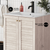 Swiss Madison Bron 24" Freestanding Bathroom Vanity - White Oak with White Sink Top - SM-BV6201WO