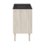 Swiss Madison Bron 24" Freestanding Bathroom Vanity - White Oak with Black Sink Top - SM-BV6201WO-MB