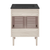 Swiss Madison Bron 24" Freestanding Bathroom Vanity - White Oak with Black 3-Hole Centerset Sink Top - SM-BV6201WO-3CMB