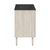 Swiss Madison Bron 24" Freestanding Bathroom Vanity - White Oak with Black 3-Hole Centerset Sink Top - SM-BV6201WO-3CMB