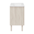 Swiss Madison Bron 24" Freestanding Bathroom Vanity - White Oak with White 3-Hole Widespread Sink Top - SM-BV6201WO-3W