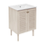 Swiss Madison Bron 24" Freestanding Bathroom Vanity - White Oak with White 3-Hole Widespread Sink Top - SM-BV6201WO-3W