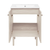 Swiss Madison Bron 24" Freestanding Bathroom Vanity - White Oak with White 3-Hole Widespread Sink Top - SM-BV6201WO-3W