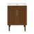 Swiss Madison Bron 24" Freestanding Bathroom Vanity - Brown Oak with White Sink Top - SM-BV6201BO