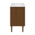Swiss Madison Bron 24" Freestanding Bathroom Vanity - Brown Oak with White Sink Top - SM-BV6201BO