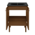 Swiss Madison Bron 24" Freestanding Bathroom Vanity - Brown Oak with Black Sink Top - SM-BV6201BO-MB