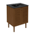 Swiss Madison Bron 24" Freestanding Bathroom Vanity - Brown Oak with Black Sink Top - SM-BV6201BO-MB