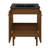 Swiss Madison Bron 24" Freestanding Bathroom Vanity - Brown Oak with Black 3-Hole Widespread Sink Top - SM-BV6201BO-3WMB