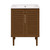 Swiss Madison Bron 24" Freestanding Bathroom Vanity - Brown Oak with White 3-Hole Centerset Sink Top - SM-BV6201BO-3C