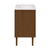 Swiss Madison Bron 24" Freestanding Bathroom Vanity - Brown Oak with White 3-Hole Centerset Sink Top - SM-BV6201BO-3C
