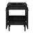 Swiss Madison Bron 24" Freestanding Bathroom Vanity - Black Oak with Black Sink Top - SM-BV6201AO-MB