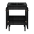 Swiss Madison Bron 24" Freestanding Bathroom Vanity - Black Oak with Black 3-Hole Widespread Sink Top - SM-BV6201AO-3WMB