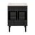Swiss Madison Bron 24" Freestanding Bathroom Vanity - Black Oak with White 3-Hole Widespread Sink Top - SM-BV6201AO-3W