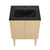 Swiss Madison Bosse 24" Freestanding Bathroom Vanity - Natural Oak with Black Sink Top - SM-BV8801NOMB