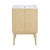 Swiss Madison Bosse 24" Freestanding Bathroom Vanity - Natural Oak with White 3-Hole Centerset Sink Top - SM-BV8801NO-3