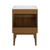 Swiss Madison Bosse 24" Freestanding Bathroom Vanity - Brown Oak with White 3-Hole Centerset Sink Top - SM-BV8801BO-3