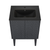 Swiss Madison Bosse 24" Freestanding Bathroom Vanity - Black Oak with Black Sink Top - SM-BV8801AOMB