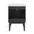 Swiss Madison Bosse 24" Freestanding Bathroom Vanity - Black Oak with White 3-Hole Centerset Sink Top - SM-BV8801AO-3