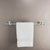 Swiss Madison Verre 24" Acrylic Towel Bar - Chrome - SM-ATB10CH