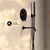 Swiss Madison Ivy 1.8 GPM Wall Mount Fixed Shower Head with Hand Sprayer and Tub Filler - Matte Black, Valve Included - SM-SH0901MB