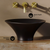 Swiss Madison Ivy 16.5" Round Vessel Sink - Matte Black - SM-VS0901MB