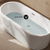 Swiss Madison Nanterre 68" Soaking Freestanding Bathtub - Glossy White, Drain Included - SM-FB9401GW