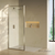 Swiss Madison  Pierre 34" x 76" Framed Fixed 3/8 in. (10mm) Clear Tempered Glass Shower Door with Nickel Brushed Frame - SM-SD2701BN