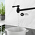 Swiss Madison  Plaisir Retractable Wall Mount Pot Filler Faucet - Matte Black - SM-KF0701MB