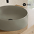Swiss Madison  Lisse 14.5" Concrete Round Vessel Sink - Matte Taupe - SM-VSC110MU