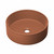 Swiss Madison  Lisse 14.5" Concrete Round Vessel Sink - Matte Terracotta - SM-VSC110MT