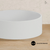 Swiss Madison  Lisse 14.5" Concrete Round Vessel Sink - Matte White - SM-VSC110MW
