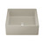 Swiss Madison Lisse 15.5" Concrete Square Vessel Sink - Matte Taupe - SM-VSC101MU