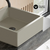 Swiss Madison  Lisse 15.5" Concrete Square Vessel Sink - Matte Taupe - SM-VSC101MU