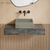 Swiss Madison  Lisse 15.5" Concrete Square Vessel Sink - Matte Taupe - SM-VSC101MU