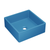 Swiss Madison  Lisse 15.5" Concrete Square Vessel Sink - Ocean Blue - SM-VSC101MD