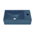 Swiss Madison  Lisse 16" Concrete Rectangle Wall-Mounted Sink with Right Side Faucet Mount - Matte Royal Blue - SM-WSC111RU