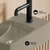 Swiss Madison  Lisse 16" Concrete Rectangle Wall-Mounted Sink with Right Side Faucet Mount - Matte Taupe - SM-WSC111MU