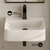 Swiss Madison  St. Tropez 17" Rectangle Wall-Mounted Sink - Glossy White - SM-WS0810GW