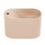 Swiss Madison Terre 18" Solid Surface Oval Wall-Mounted Sink with Left Side Faucet Mount - Matte Pastel Peach - SM-WS7002PE