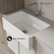 Swiss Madison Elegance 33" Single Basin Fireclay Farmhouse Kitchen Sink - Glossy White - SM-FS3802GW