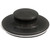 Ruvati Plug Stopper Lid for Extended Deep Garbage Disposal Flange Gunmetal Black Stainless Steel - RVA1006BL