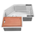 Ruvati Renato Corner Workstation Stainless Steel Undermount Kitchen Sink - RVH8410ST