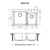 Ruvati 33 x 22 inch epiGranite Drop-in Topmount Granite Composite Quartz Double Bowl Kitchen Sink - Arctic White - RVG1347WH