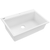 Ruvati 33 x 22 inch epiGranite Drop-in Topmount Granite Composite Quartz Single Bowl Kitchen Sink - Arctic White - RVG1083WH