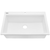 Ruvati 33-inch Drop-in Topmount Workstation Granite Composite Quartz Kitchen Sink - Arctic White - RVG1303WH