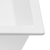 Ruvati 33-inch Drop-in Topmount Workstation Granite Composite Quartz Kitchen Sink - Arctic White - RVG1303WH