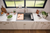 Ruvati 33-inch Drop-in Topmount Workstation Granite Composite Quartz Kitchen Sink - Midnight Black - RVG1303BK