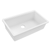 Ruvati 32 x 19 inch Granite Composite Quartz Undermount Single Bowl Kitchen Sink - Arctic White - RVG2083WH